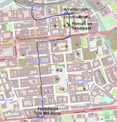 Karte von Berlin Mitte